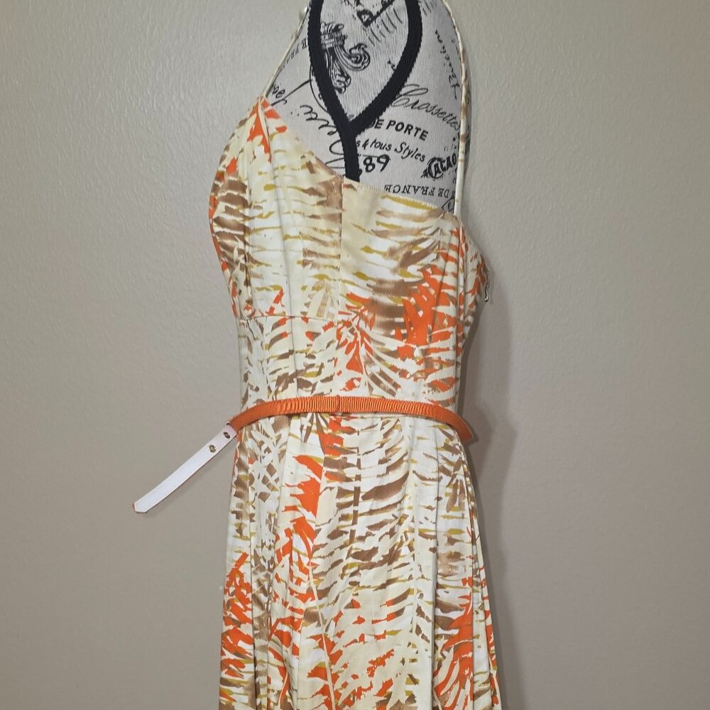 Julian Taylor Sleeveless Print Dress - Picture 3 of 5